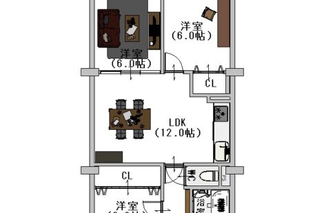  見せる収納が魅力！なマンション